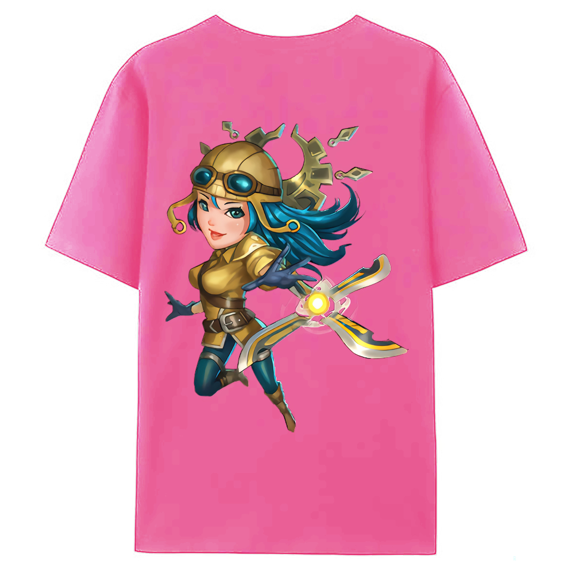 （画像用） リーグ・オブ・レジェンド League of Legends LOL レディース半袖Tシャツ(バックプリント)